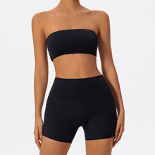 Ctenkevet Two Piece Crop Top and High Waist Shorts Set