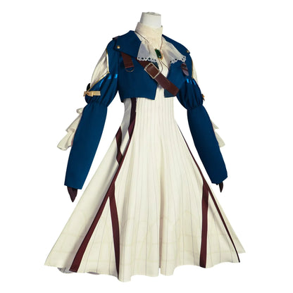 Anime Violet Evergarden Cosplay Costume Set – Uniform Dress Outfit for Women