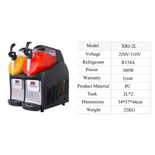 Powerful Compressor Automatic Cold Drink Ice Slushy Machine