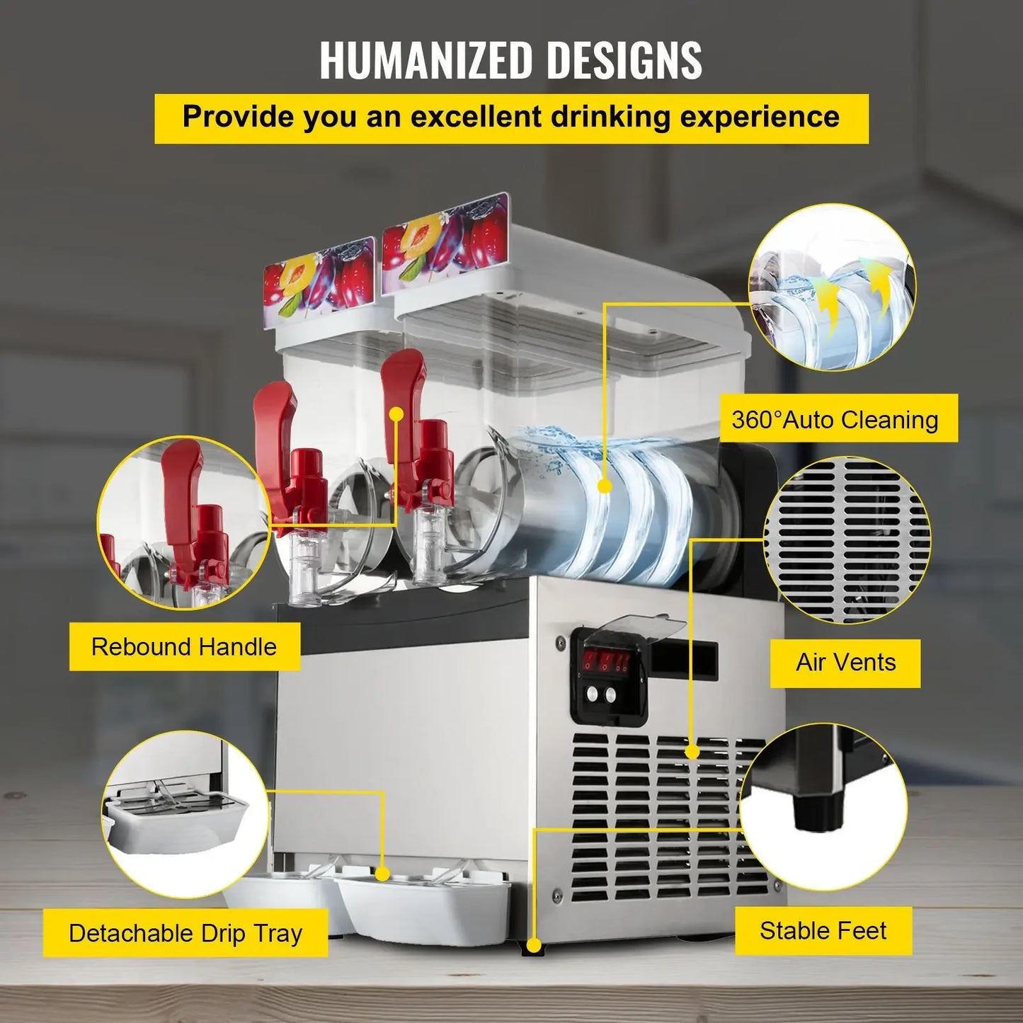 VEVOR Commercial Slushy Machine