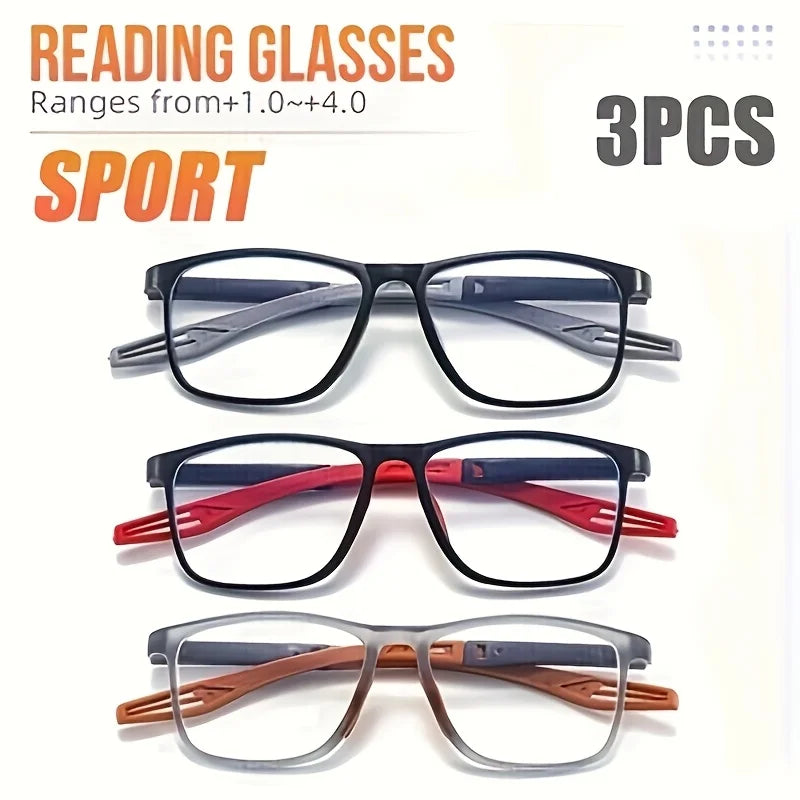 3-Pack Women’s Lightweight Classic Computer Reading Glasses