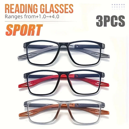 3-Pack Women’s Lightweight Classic Computer Reading Glasses
