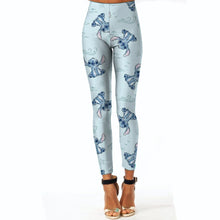 Colorful Print Ankle High Leggings