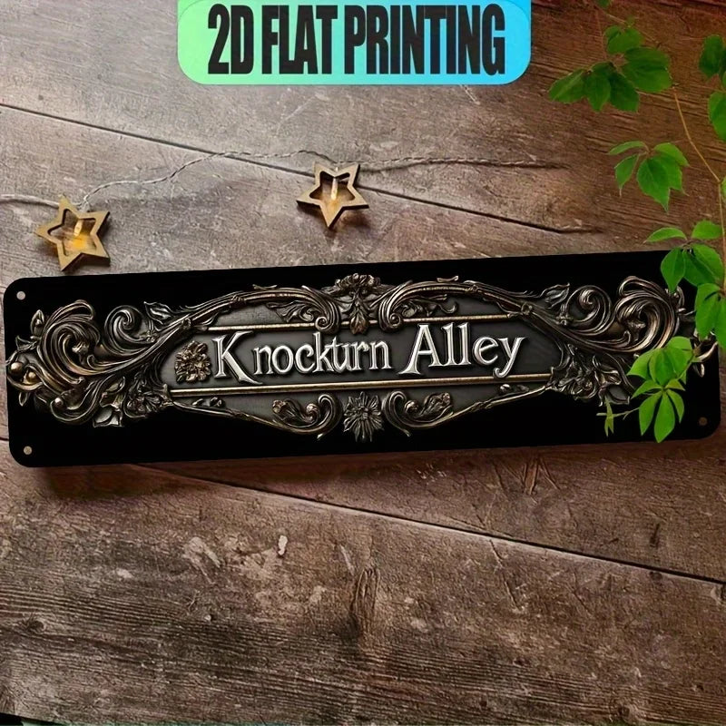 2D Vintage 'Pick Your Poison' Halloween Metal Sign