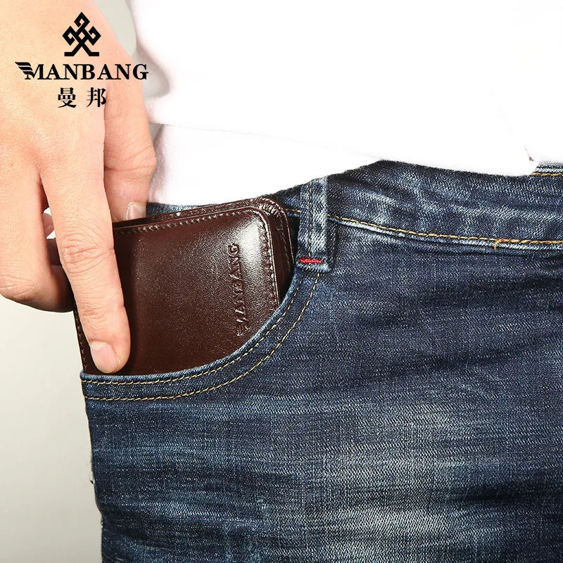 Genuine Leather Original Tri-Fold Wallet