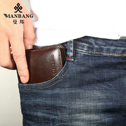 Genuine Leather Original Tri-Fold Wallet