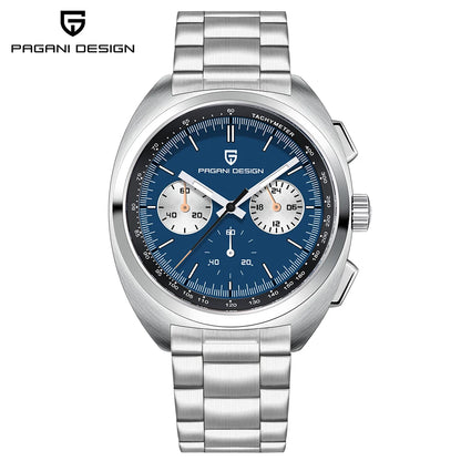 Pagani Design Men's Luxury Quartz Chronograph Watch – Retro Dial Clock
