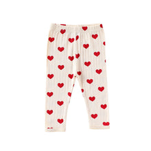 Heart Print Baby Girl 100% Cotton Long Sleeve Romper