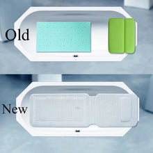 Non Slip BathTub Mat Suction Cup with Pillow Headres