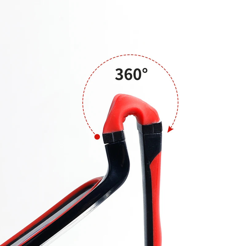 SECG Kids Flexible Silicone Eyeglass Frames - Lightweight TR-90 Sports Glasses