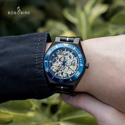 BOBO BIRD Wooden Mechanical Watch