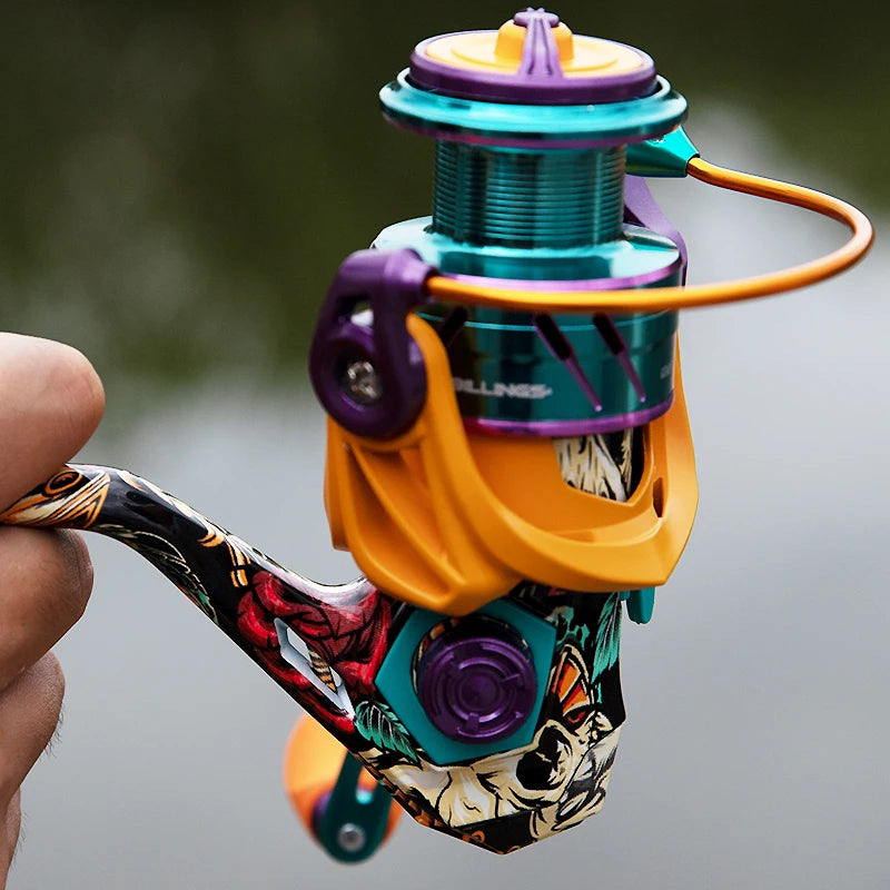 BILLINGS 10KG Max Drag with Anti-Reverse 1000-6000 Spinning Reels