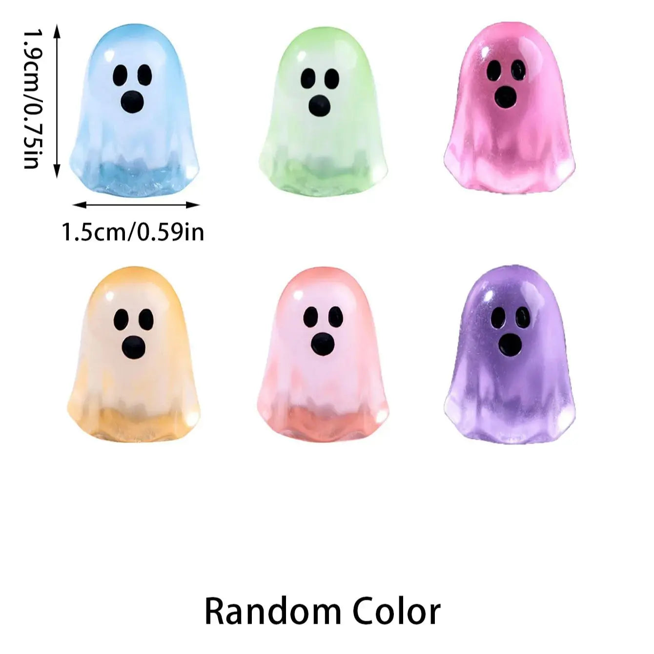 Mini Luminous Resin Ghost Figures