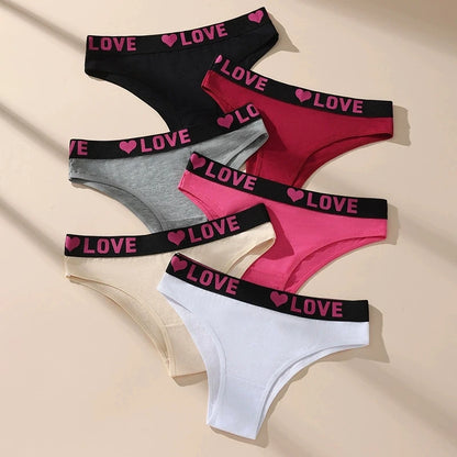 6Pcs Cotton Soft Briefs