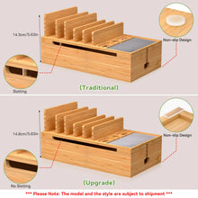 Bamboo Charging Station for Multiple Devices