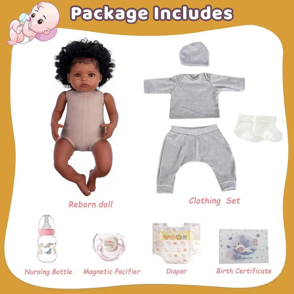 Realistic Reborn Silicone Baby Boy Doll