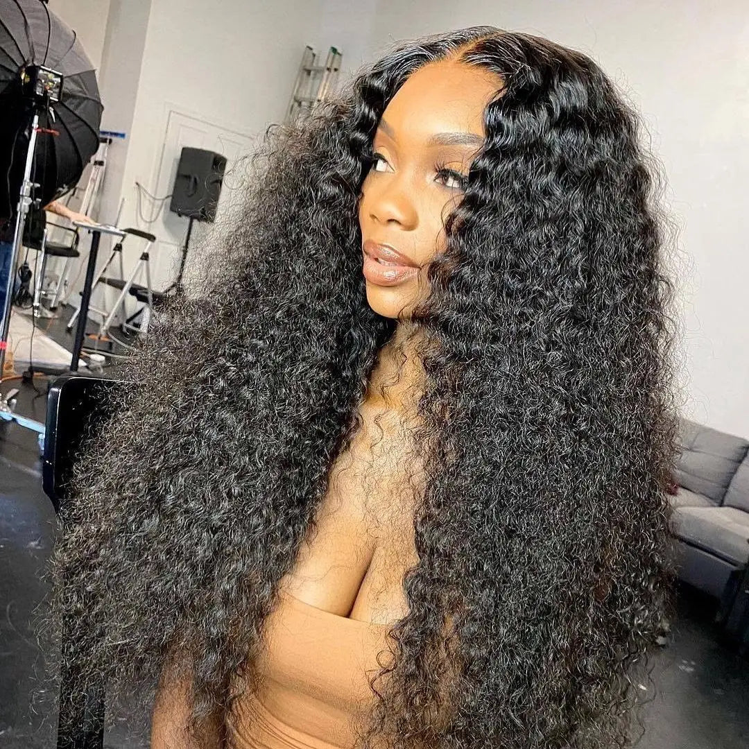 13x6 HD Lace Deep Wave Human Hair Wig (180% - 200% Density)