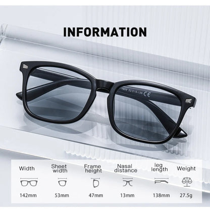 Large-Frame Unisex Reading Sunglasses