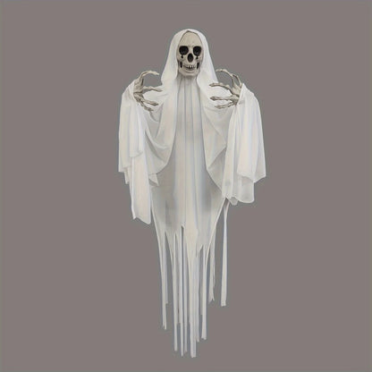 Classic Horror Ghost Doll Hanging Decoration, Spooky Halloween Skeleton Phantom Outdoor Pendant