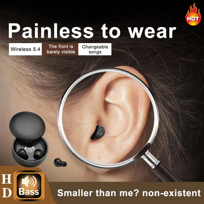 SK26 Bluetooth 5.4 Wireless Small Invisible Earbuds