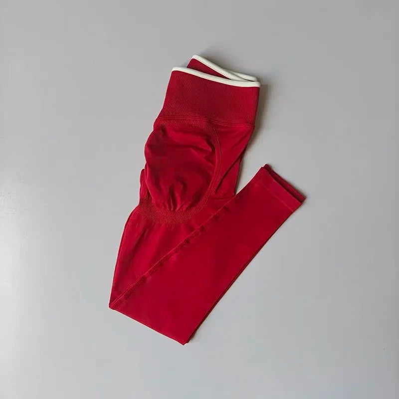High-Waist Seamless Active Leggings