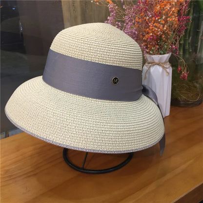 Woolen Rhinestone Solid Color Basin Hat