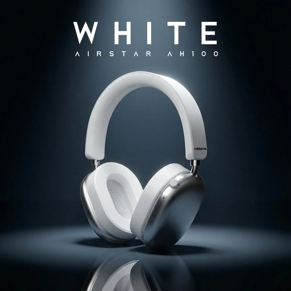 Monster Airstar AH100 ANC Bluetooth 6.0 Over-Ear Headphone with Active Noise Canceling