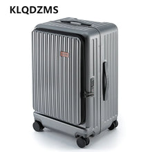 Front Opening Boarding Box USB Charging Trolley Case Multi-function Luggage