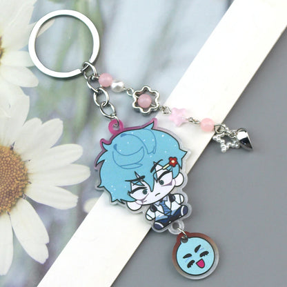 2-Piece Alien Stage Ivan & Till Anime Acrylic Keychain Set