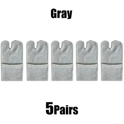 Women's Japanese Split-Toe Tabi Crew Socks