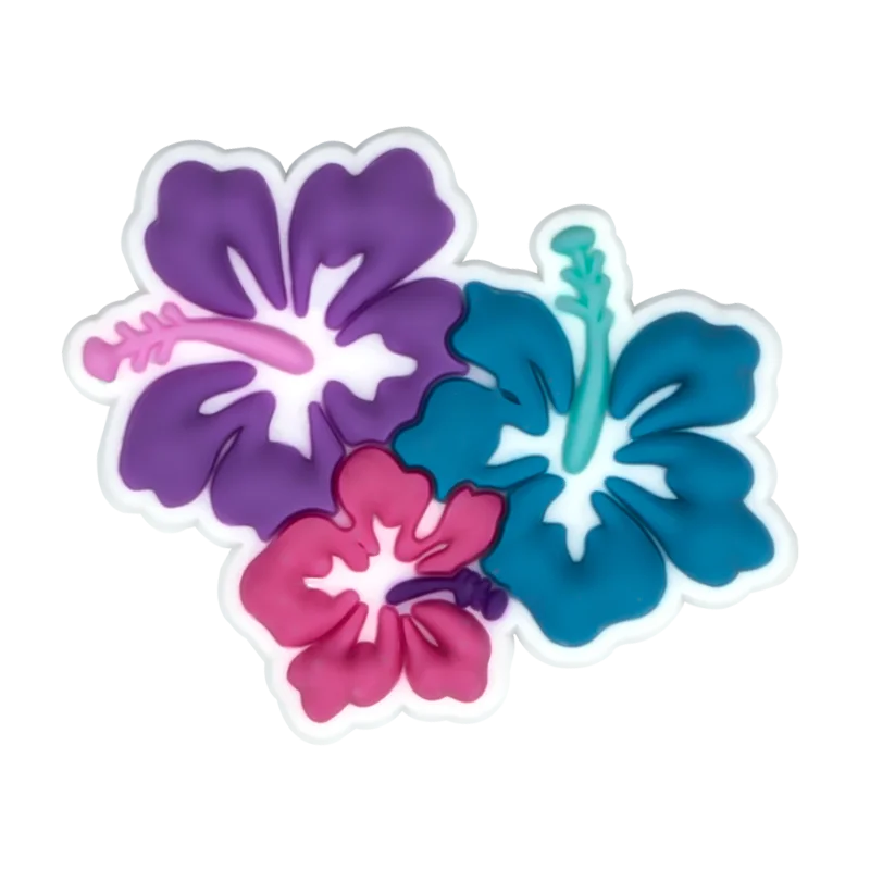 Tropical Flower & Fruit Shoe Charms Set (DIY Clog & Sandal Pins)