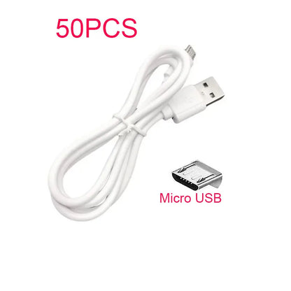 Short Micro USB Fast Charging Data Cable – Bulk Multi-Pack for Android Devices