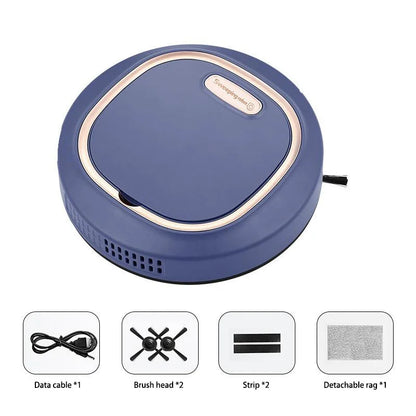 3-in-1 Smart Touch-Activated Robot Vacuum & Wet/Dry Mop