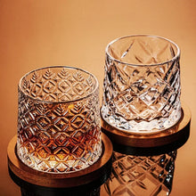 Tumbler Whiskey Glass with Base Crystal