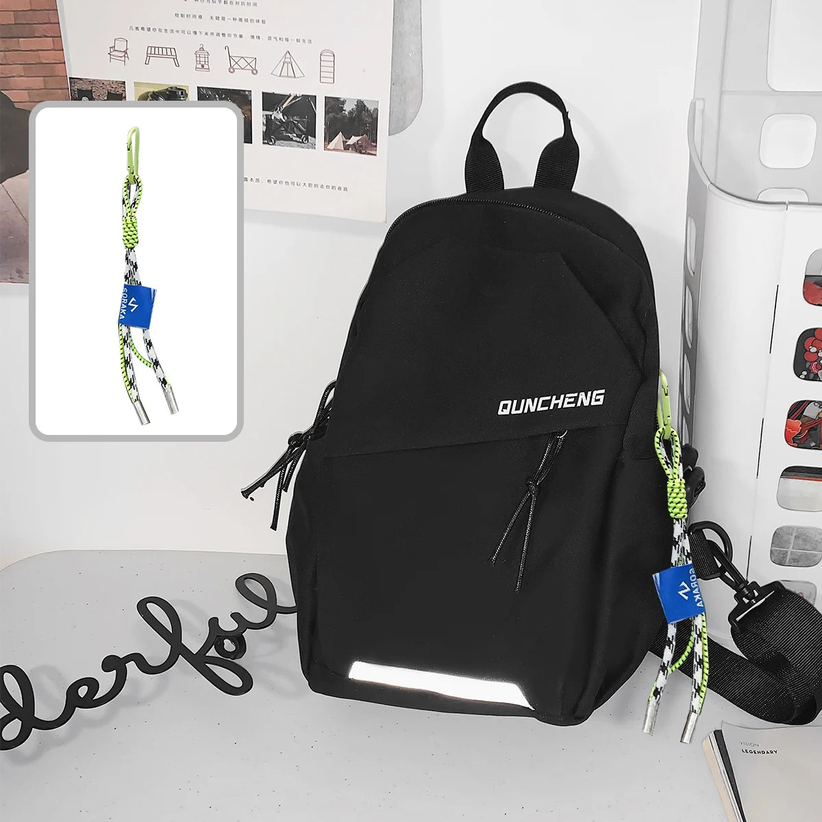 Lightweight Outdoor Crossbody Sling Bag for Cycling & Travel