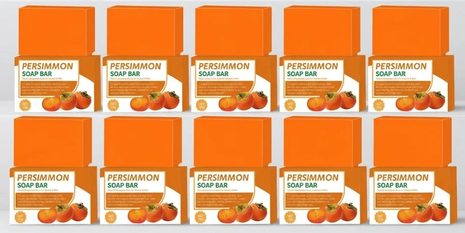 Handmade Persimmon Deodorizing Body Soap Bar (100g)
