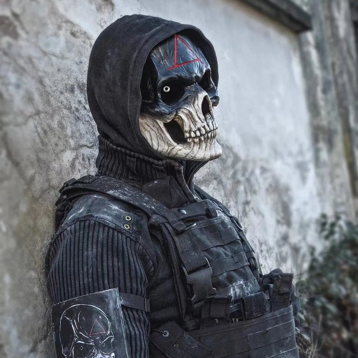 Tactical Skeleton Warrior Full-Face Mask for Cosplay & Halloween