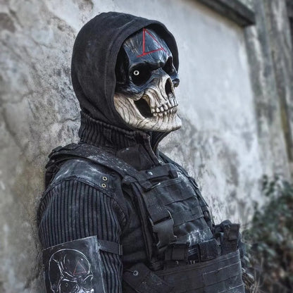 Tactical Skeleton Warrior Full-Face Mask for Cosplay & Halloween
