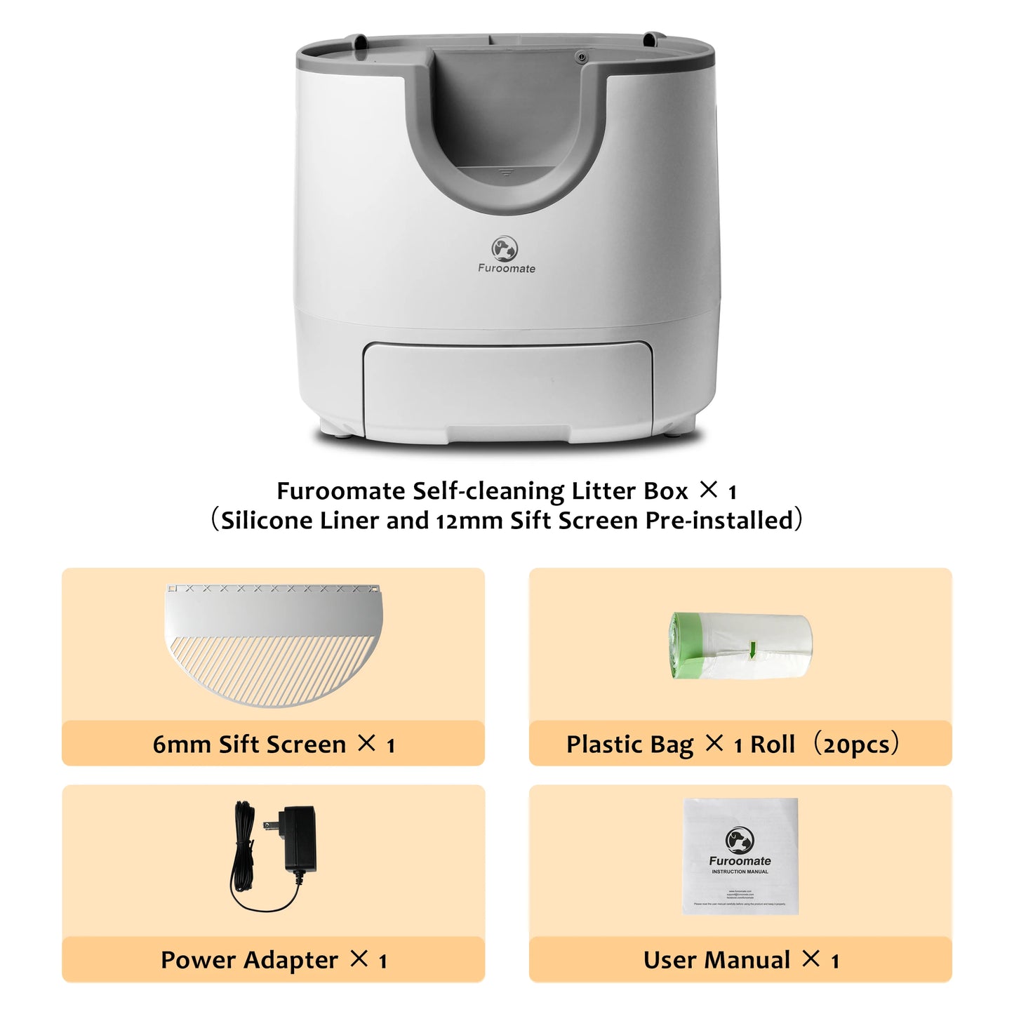 Self-Cleaning Open-Top Design with Advanced Safety Sensors Extra Large Capacity Multi-Cat Litter Box