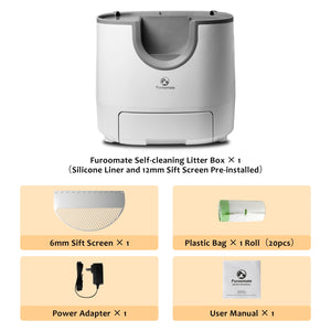 Self-Cleaning Open-Top Design with Advanced Safety Sensors Extra Large Capacity Multi-Cat Litter Box