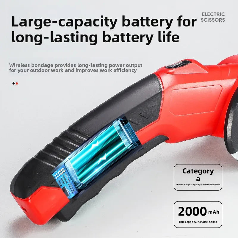 Rechargeable Cordless Fabric Electric Scissors – Portable Industrial Cloth & Leather Shears