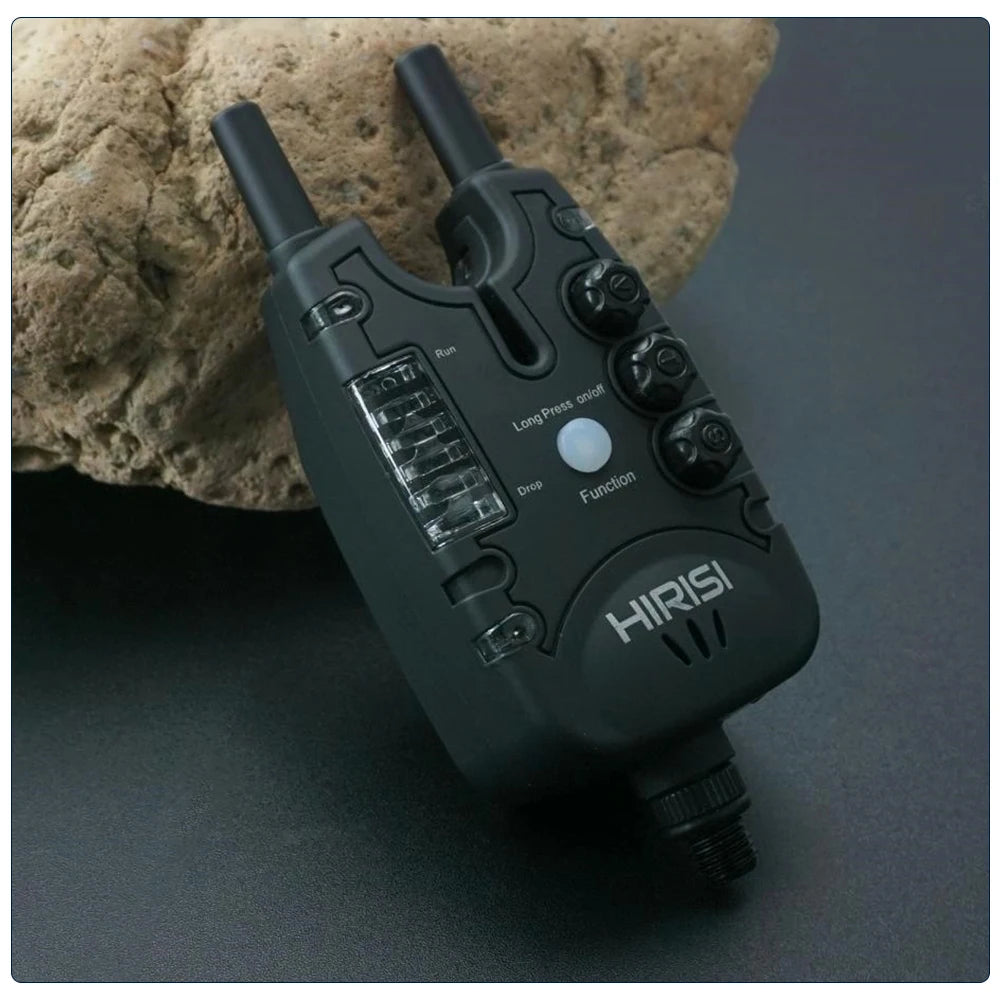 Hirisi Fish Bite Alarm with Adjustable Volume, Tone, Sensitivity & LED Indicator
