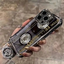 Retro Cassette Pattern Silicone Soft iPhone Case