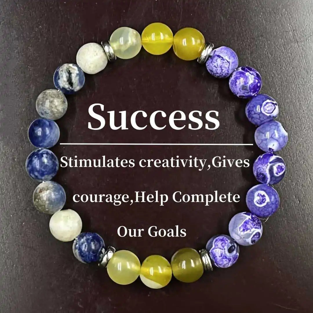 Amethyst Tiger Eye Crystal Quartz Bracelet