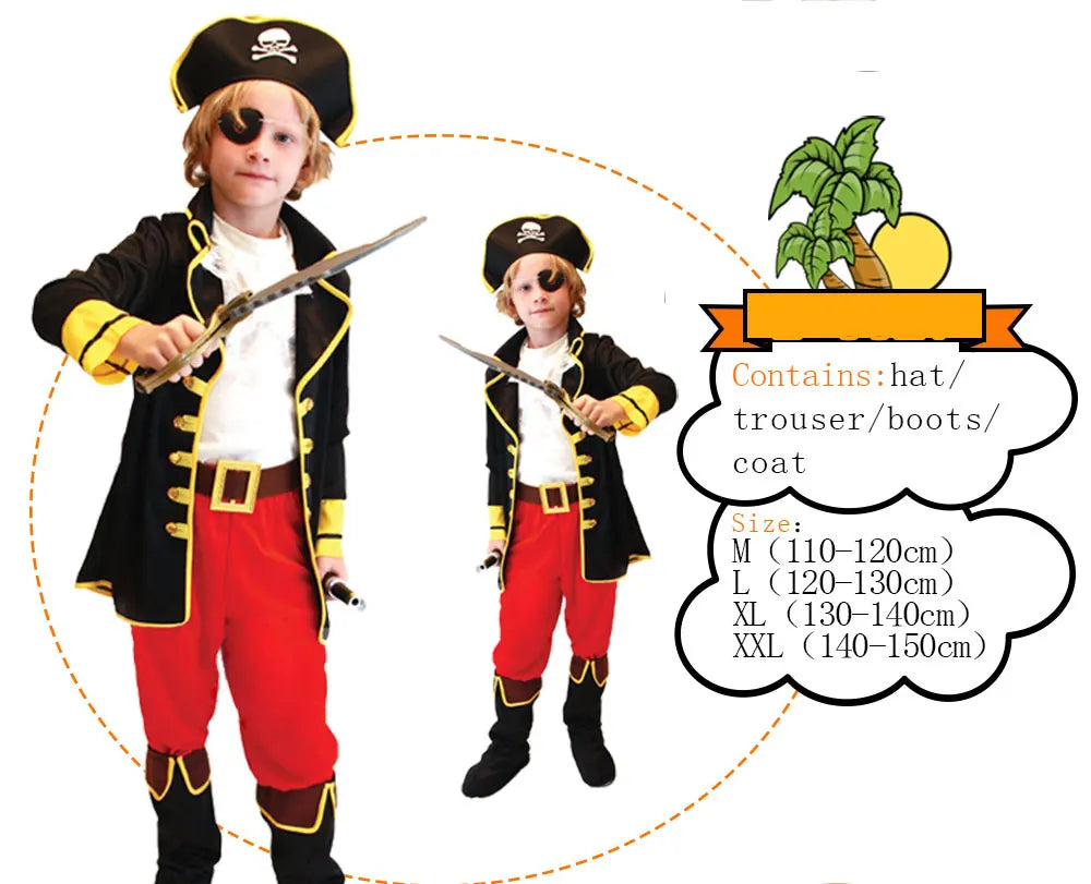 Halloween Children's Pirate Costumes