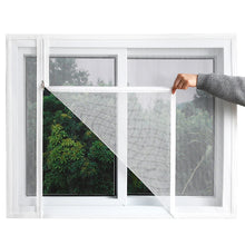 Window mesh with zipper Self-adhesive Screen