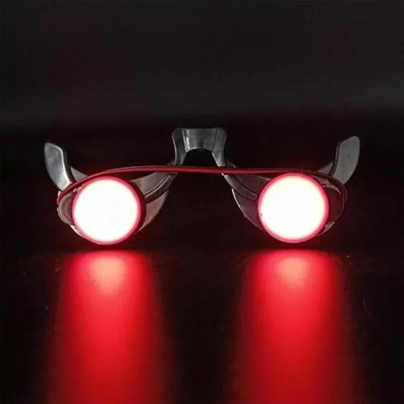 Halloween Red Eye Scary Luminous Glasses