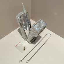 Alizekerr Cellphone Shaped Diamond Evening Bags