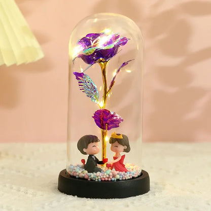 Valentines Day Eternal Rose LED Light
