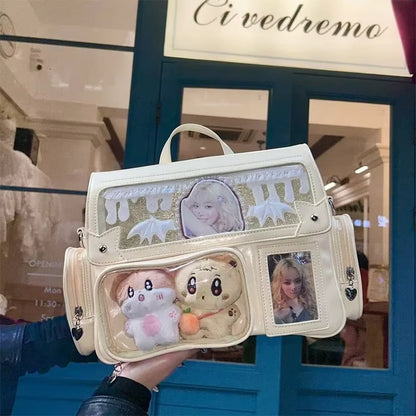 Y2K Harajuku Transparent Window Ita Bag Crossbody Shoulder Bag